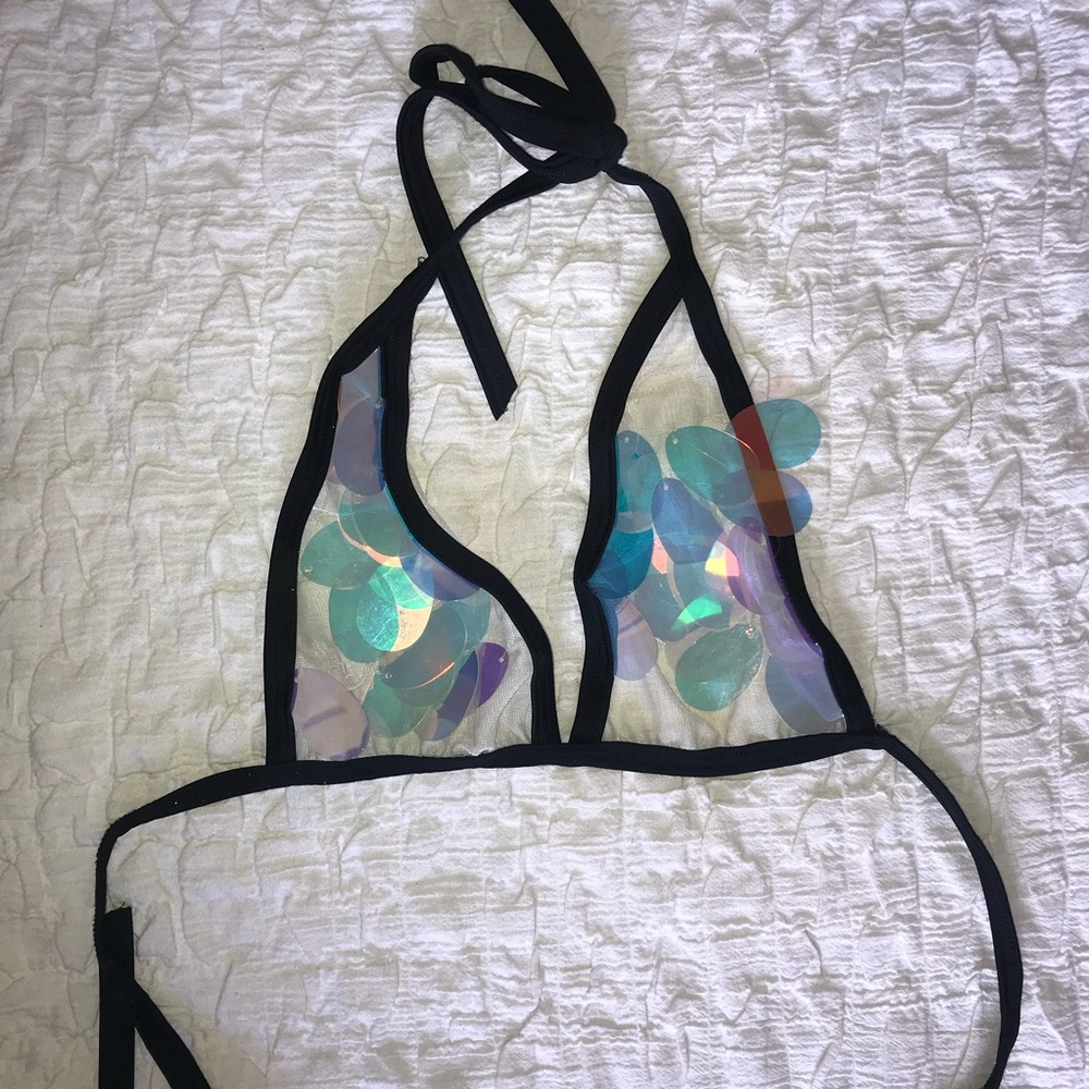 Holo Sequin Bralette